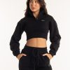 Women Echt Apparel | Revere 1/4 Zip Crewneck Sweater