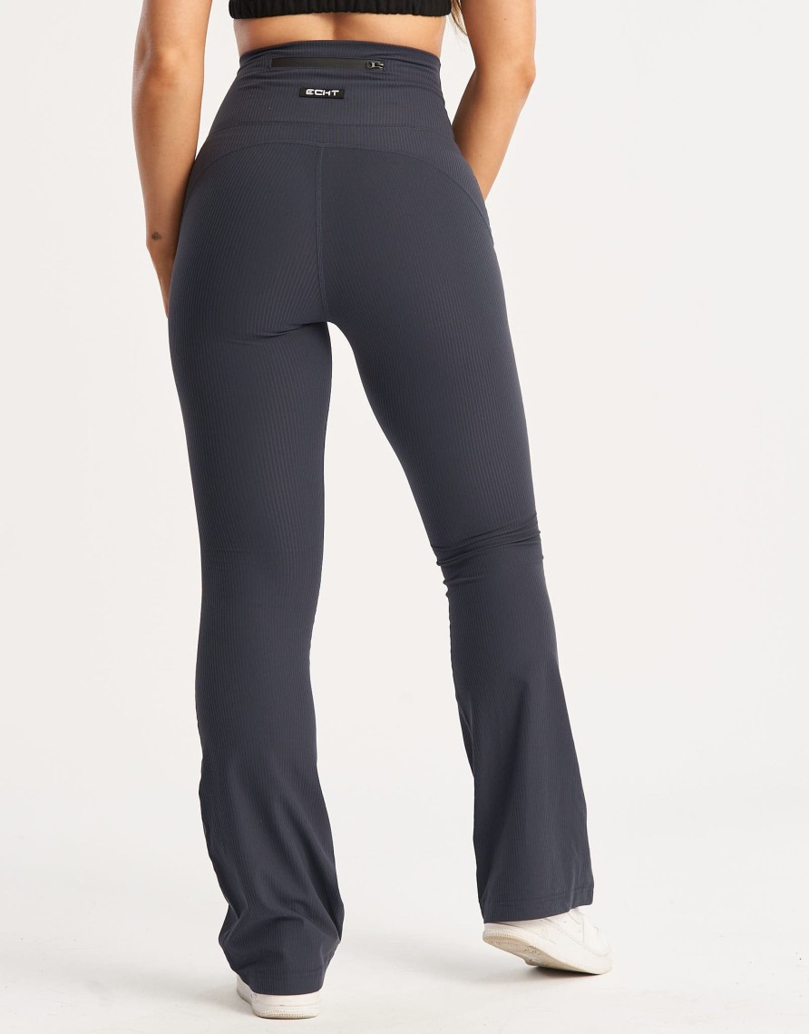 Women Echt Apparel | Flare Ribbed Leggings