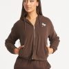 Women Echt Apparel | Flag Zip-Up Jacket