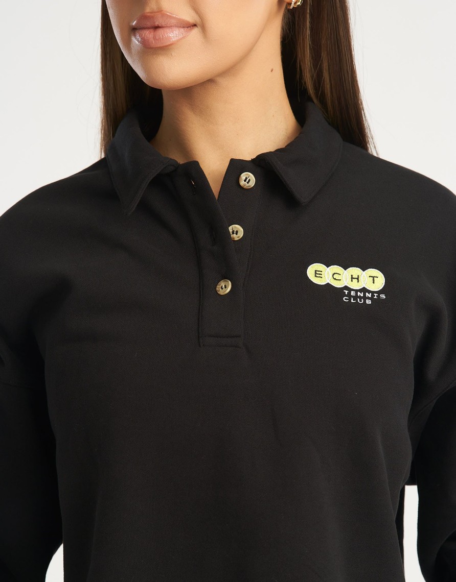 Women Echt Apparel | Tennis Polo Pullover