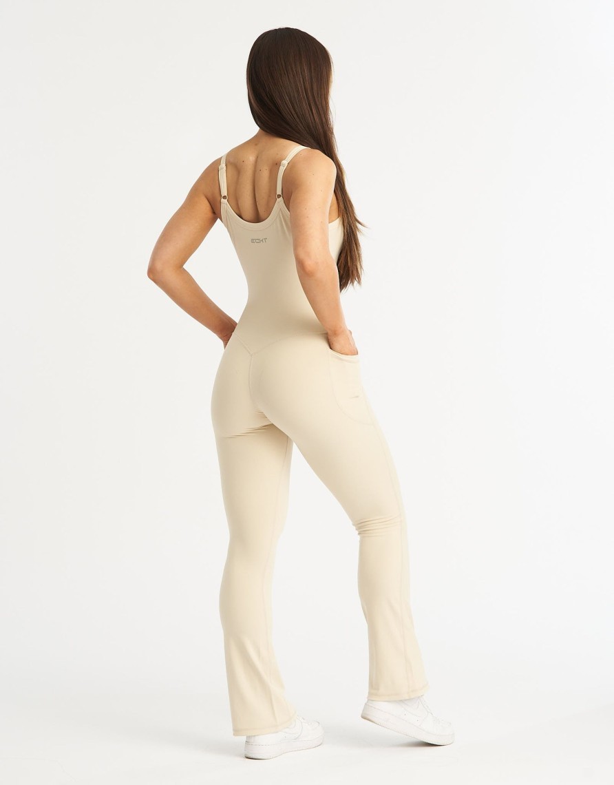 Women Echt Apparel | Core Pocket Unitard Flare