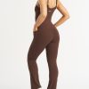 Women Echt Apparel | Core Pocket Unitard Flare