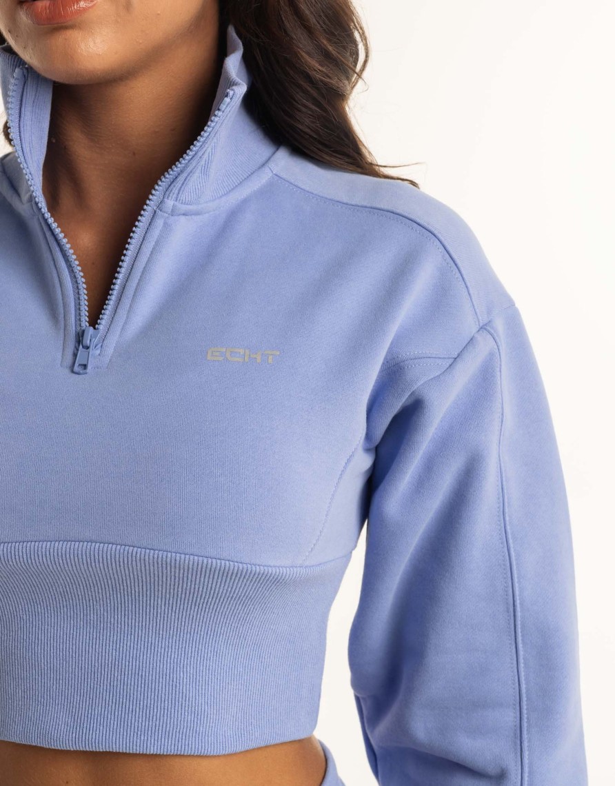 Women Echt Apparel | Revere 1/4 Zip Crewneck Sweater